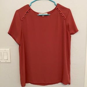 LOFT short sleeved blouse
